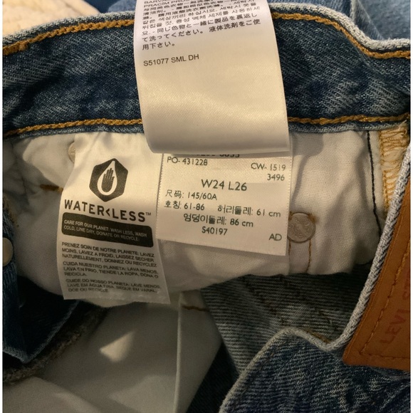 LEVIS 501  Sz 24 - Picture 10 of 10